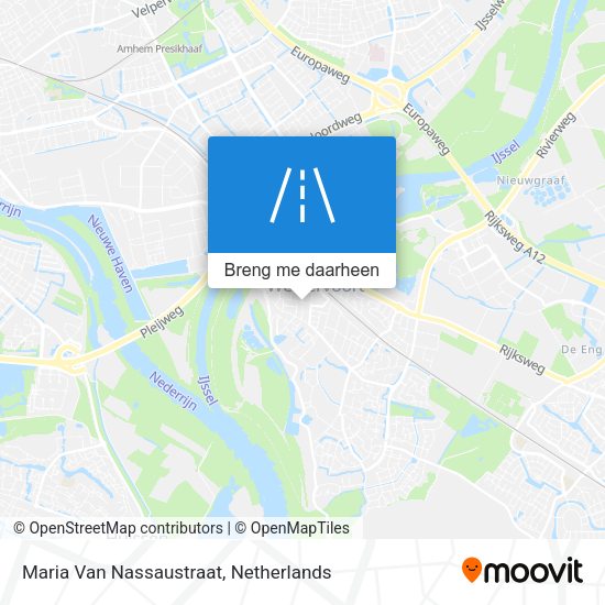 Maria Van Nassaustraat kaart