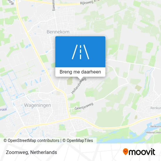 Zoomweg kaart