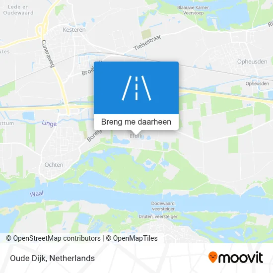 Oude Dijk kaart