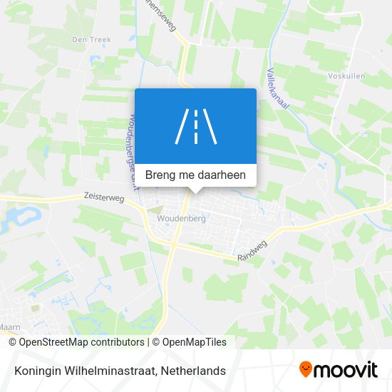 Koningin Wilhelminastraat kaart