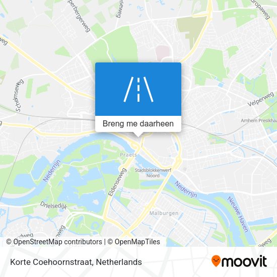 Korte Coehoornstraat kaart