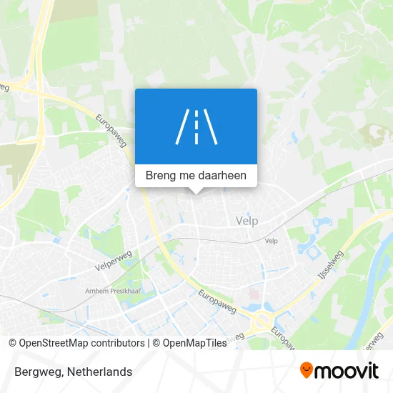 Bergweg kaart