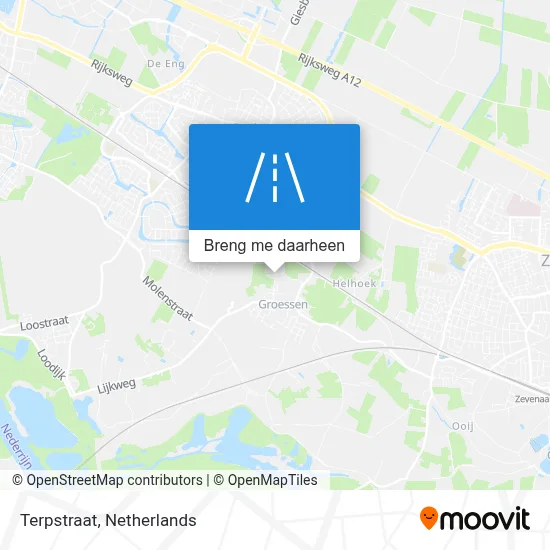 Terpstraat kaart