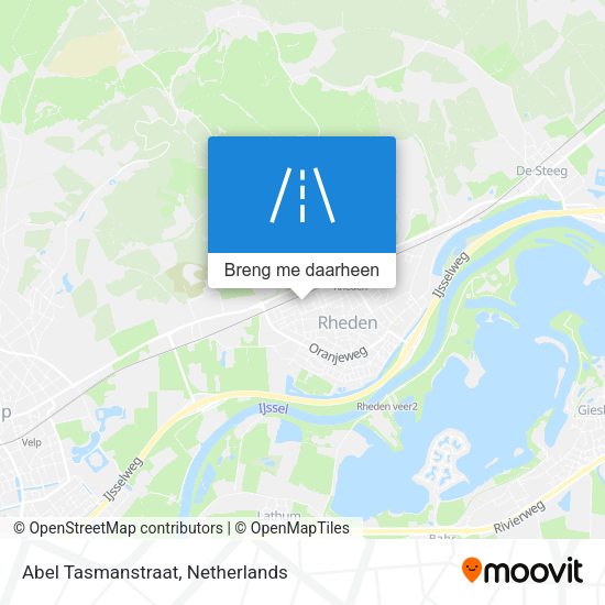 Abel Tasmanstraat kaart