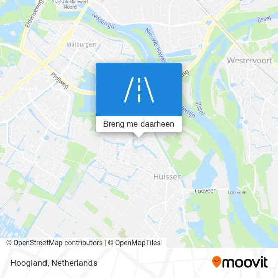 Hoogland kaart
