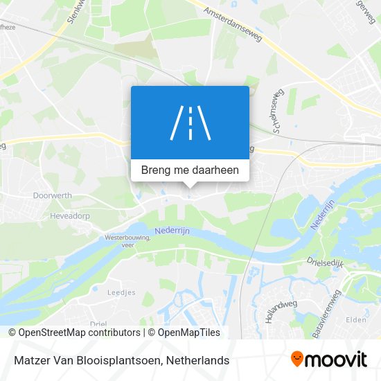 Matzer Van Blooisplantsoen kaart