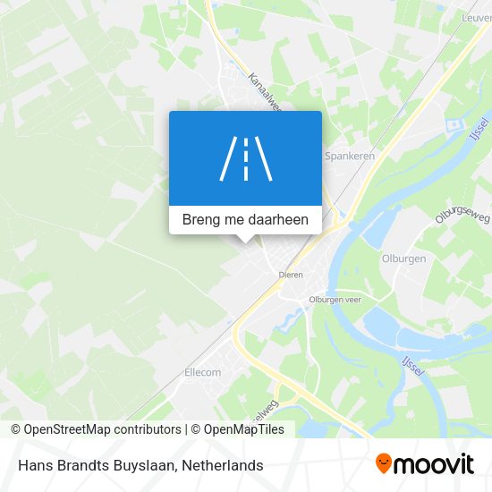 Hans Brandts Buyslaan kaart
