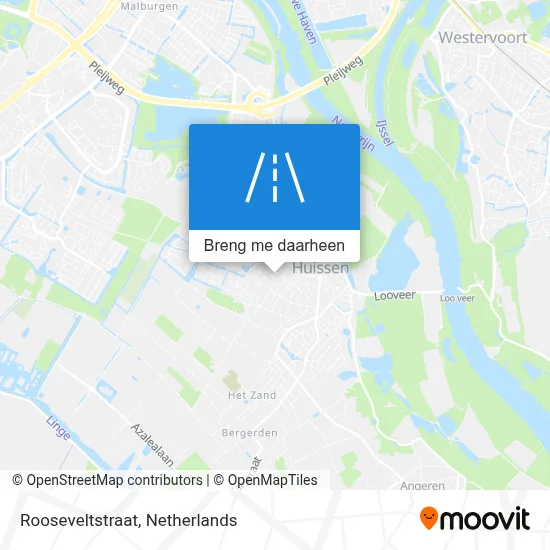 Rooseveltstraat kaart