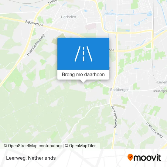 Leerweg kaart