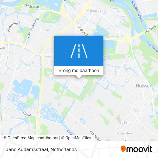 Jane Addamsstraat kaart