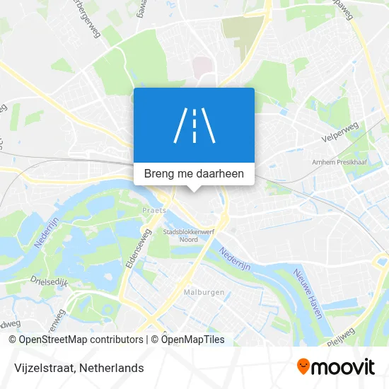 Vijzelstraat kaart