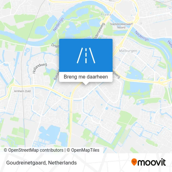 Goudreinetgaard kaart