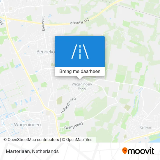 Marterlaan kaart