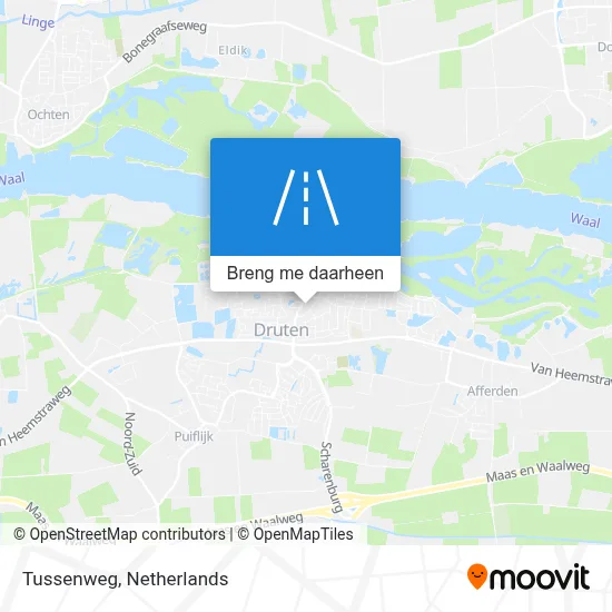 Tussenweg kaart