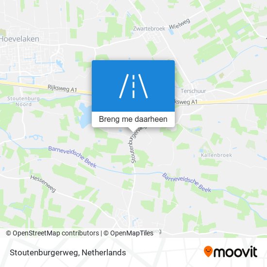 Stoutenburgerweg kaart