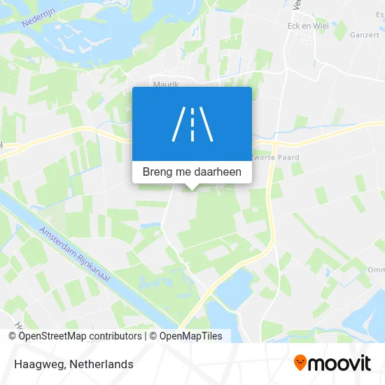 Haagweg kaart