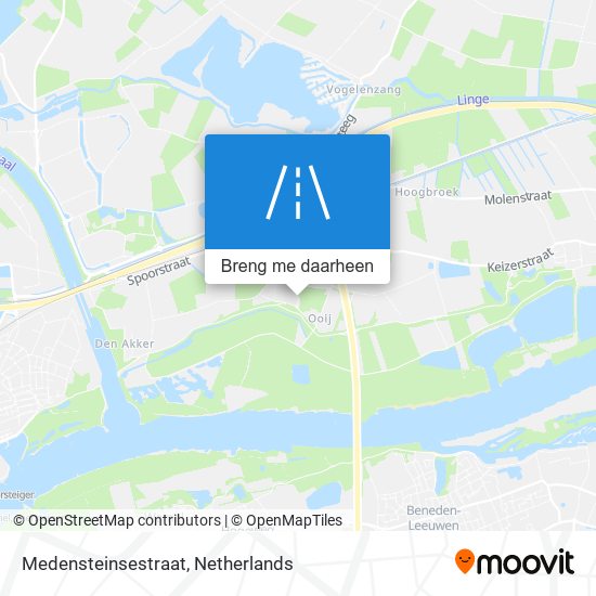 Medensteinsestraat kaart