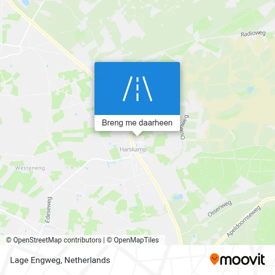 Lage Engweg kaart
