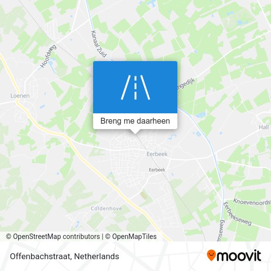 Offenbachstraat kaart