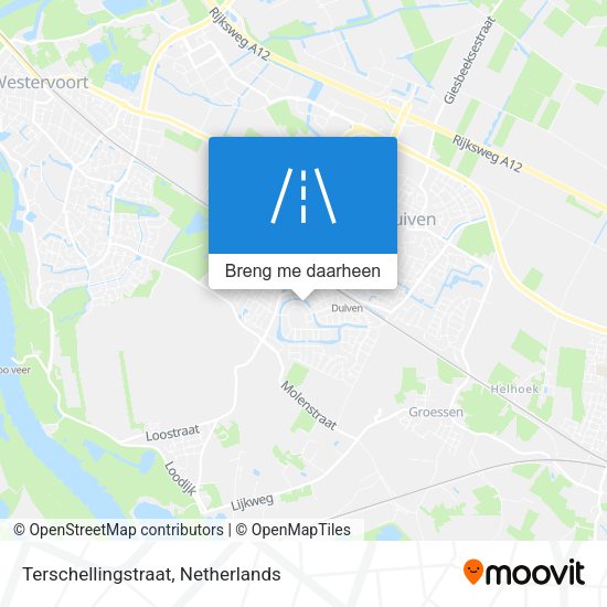Terschellingstraat kaart