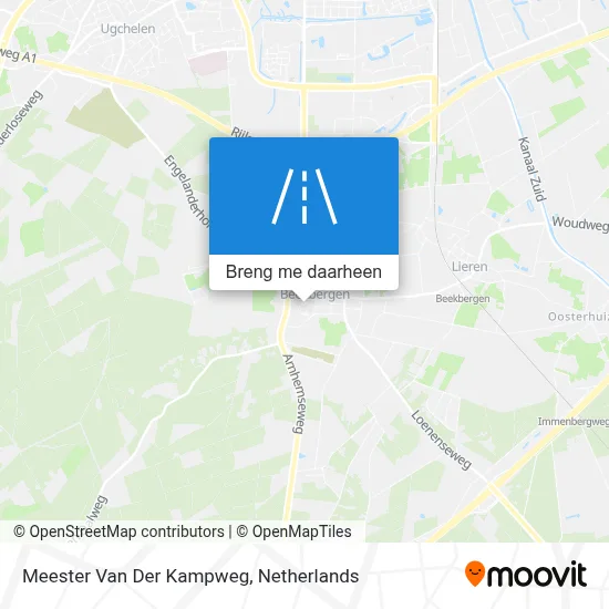 Meester Van Der Kampweg kaart