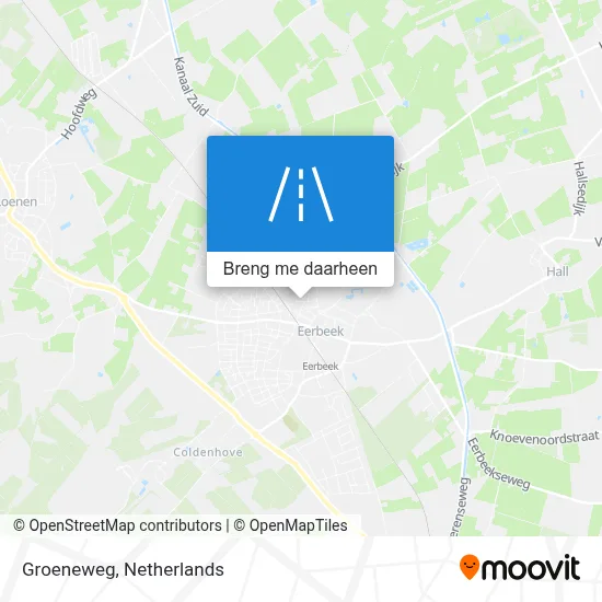 Groeneweg kaart
