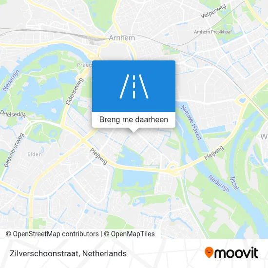 Zilverschoonstraat kaart