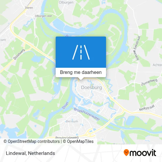 Lindewal kaart