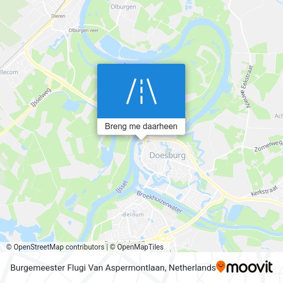 Burgemeester Flugi Van Aspermontlaan kaart