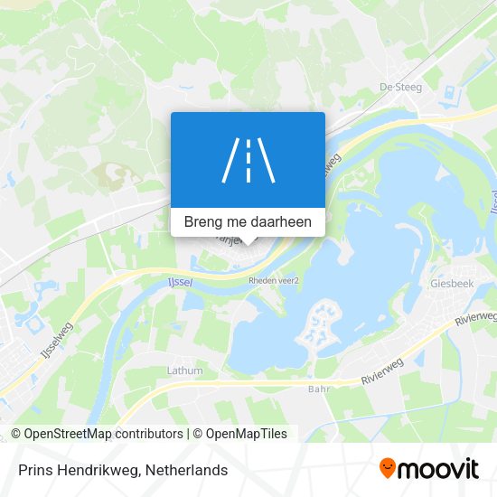 Prins Hendrikweg kaart
