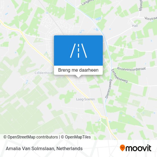 Amalia Van Solmslaan kaart