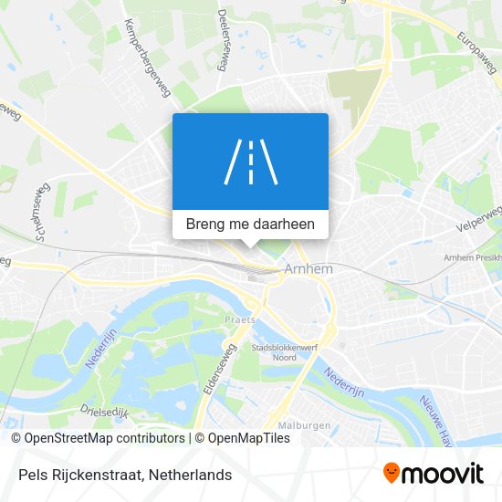Pels Rijckenstraat kaart