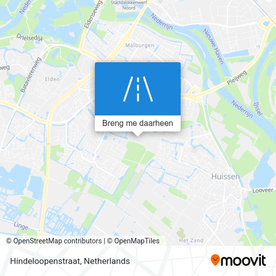 Hindeloopenstraat kaart