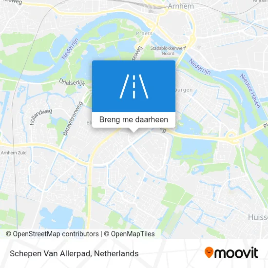 Schepen Van Allerpad kaart