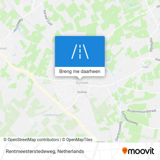 Rentmeesterstedeweg kaart