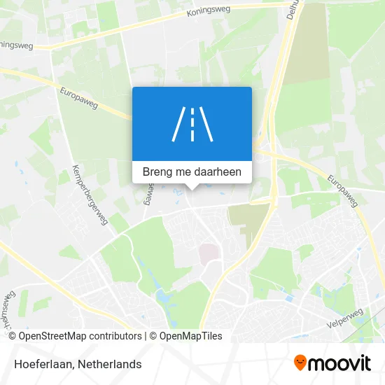 Hoeferlaan kaart