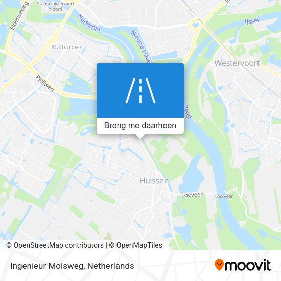 Ingenieur Molsweg kaart