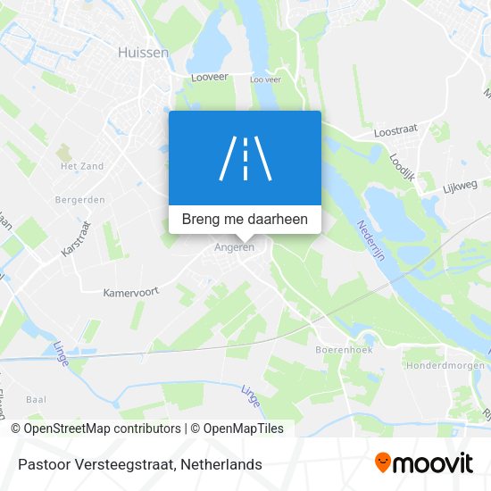Pastoor Versteegstraat kaart