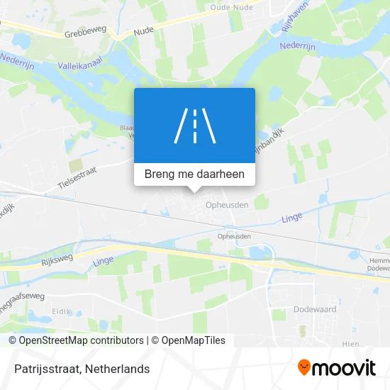 Patrijsstraat kaart