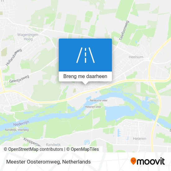 Meester Oosteromweg kaart