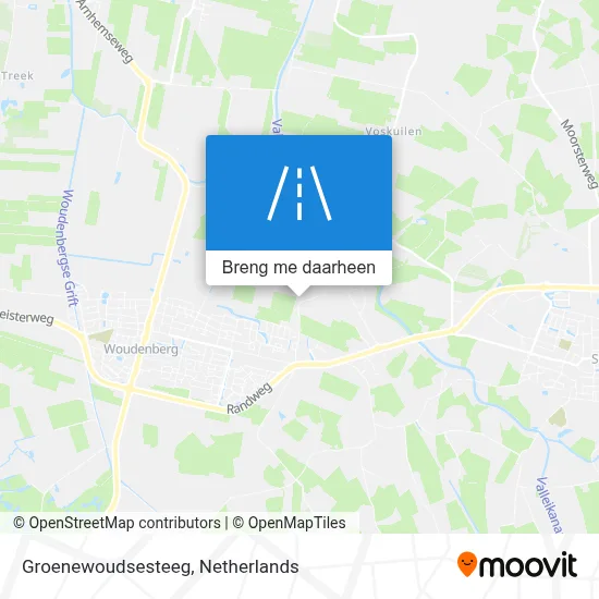 Groenewoudsesteeg kaart