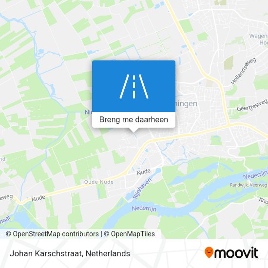 Johan Karschstraat kaart