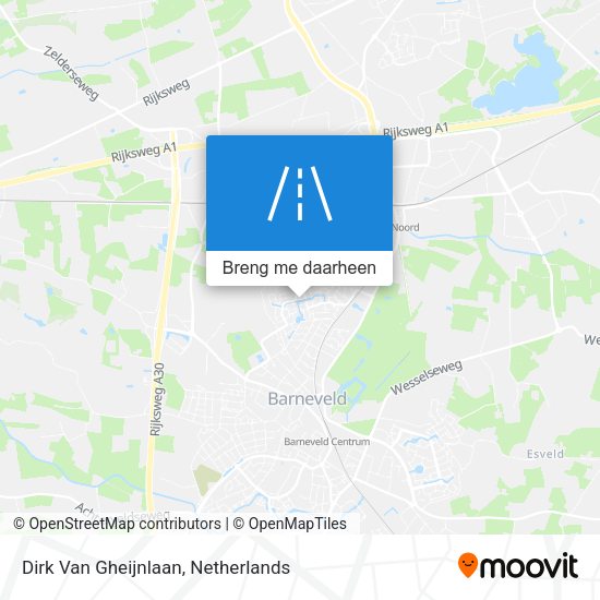 Dirk Van Gheijnlaan kaart