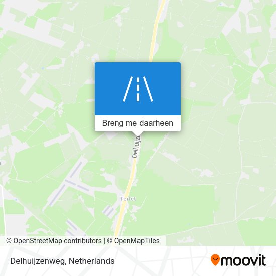 Delhuijzenweg kaart