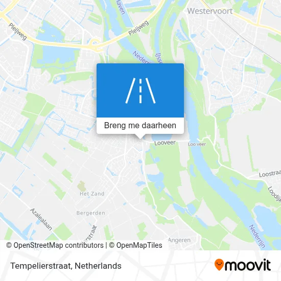 Tempelierstraat kaart