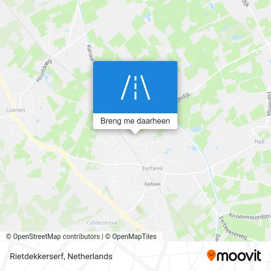 Rietdekkerserf kaart