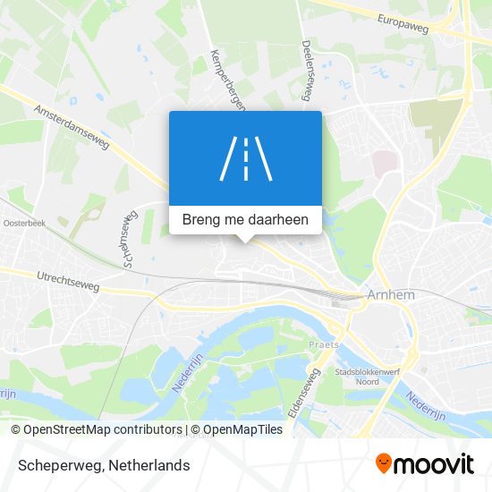 Scheperweg kaart