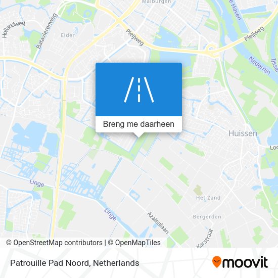 Patrouille Pad Noord kaart