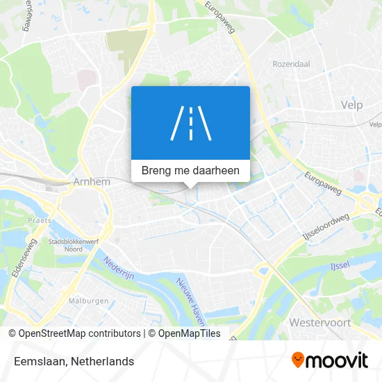 Eemslaan kaart