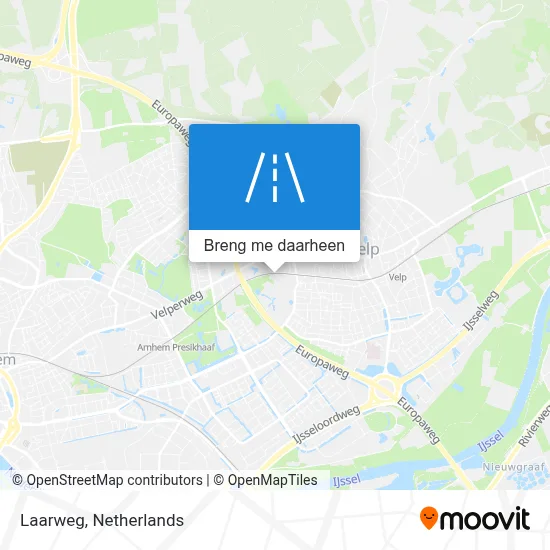 Laarweg kaart